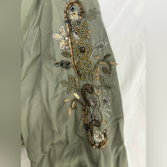 Chico’s Artisan Utility Jacket Military Style Womens size 2 - Picture 5 of 10